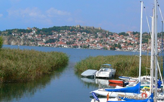 Vista desde el lago Ohrid, Ohrid