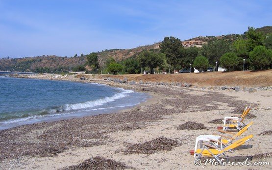 Beach of Kriopigi, Greece